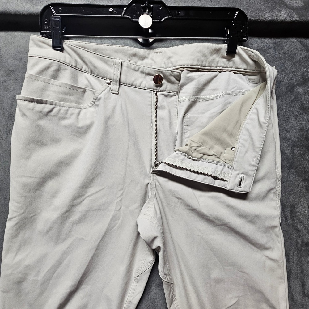 Lululemon ABC Pant Slim-Fit 32 Warpstreme Light Tan Stone LM5AD9S Mens Pants